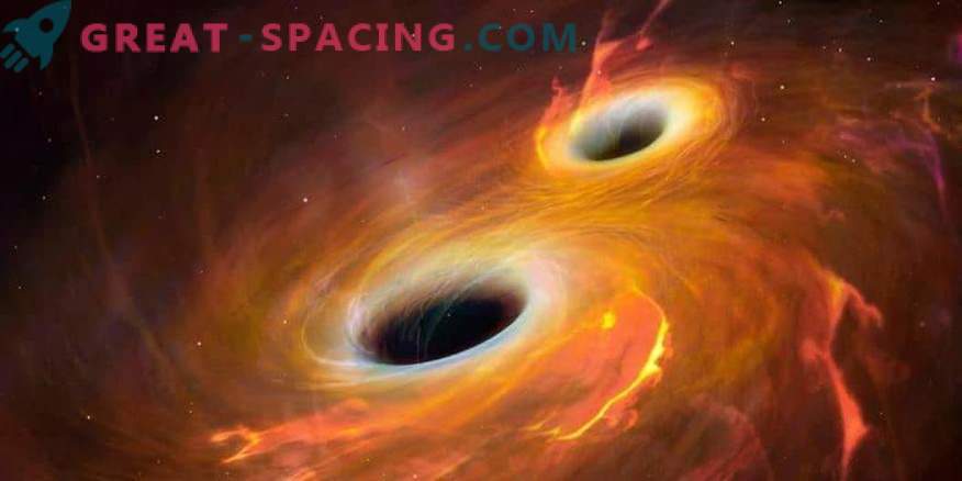 Какво се случва, ако две черни дупки се сблъскат