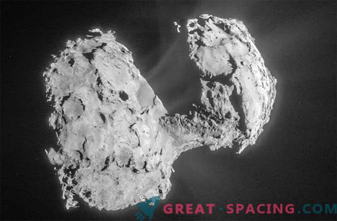 Комета Чурюмов / Герасименко може да се състои от камъчета