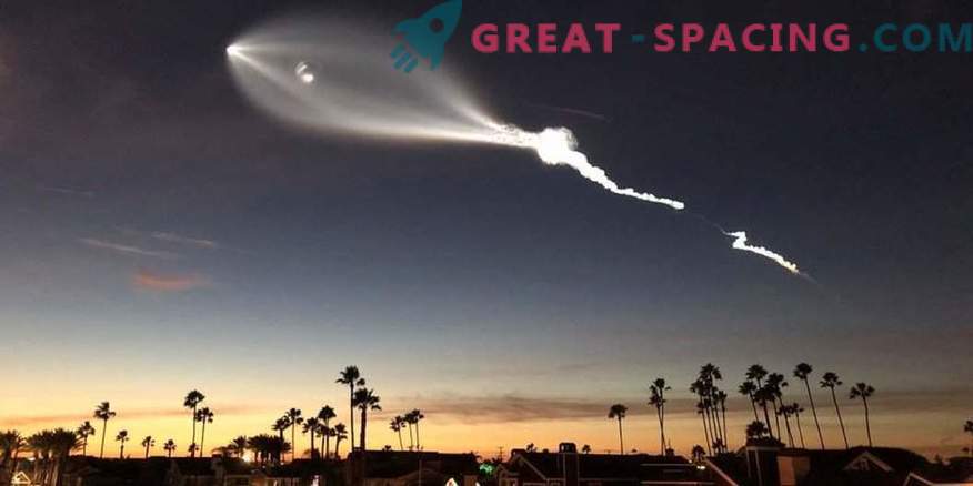Seltsame Lichter und Geräusche in Kalifornien deuten auf eine Raketenrückkehr hin