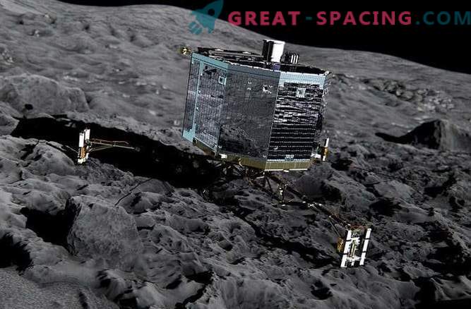 Превод на приземяването на модула Philae на повърхността на кометата Чурюмов-Герасименко