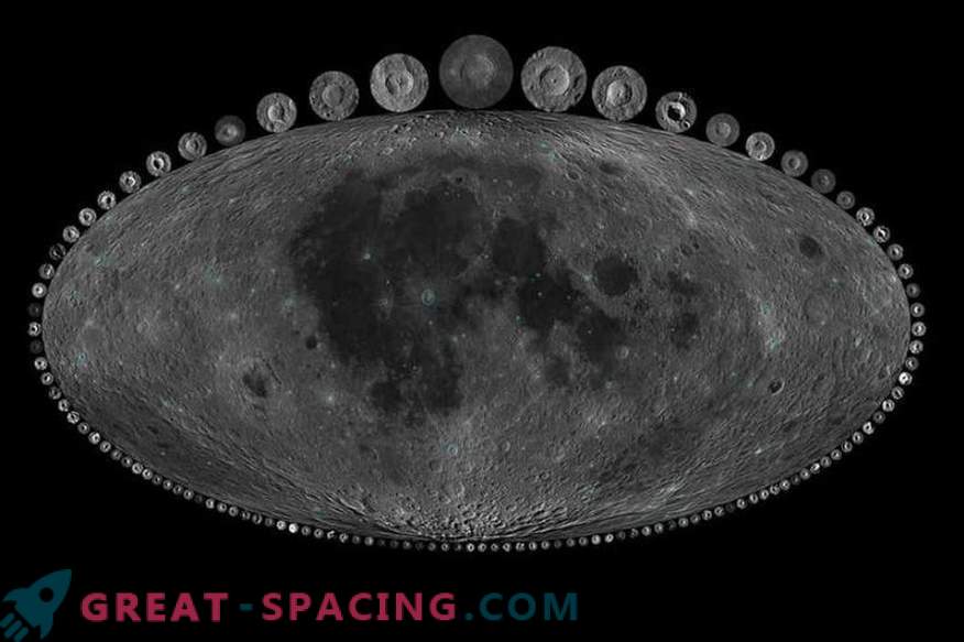 Какво могат да кажат кратерите на Луната