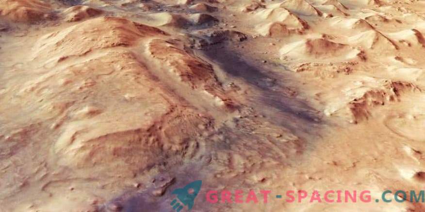 Водата, вятърът и ледът участваха във формирането на марсианската повърхност