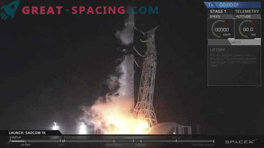 Успешен старт на сателита и кацане на ракетата SpaceX