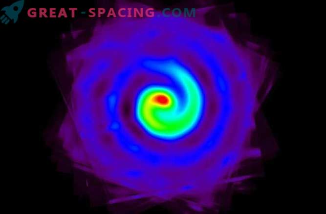 Великолепни космически спирали: снимка