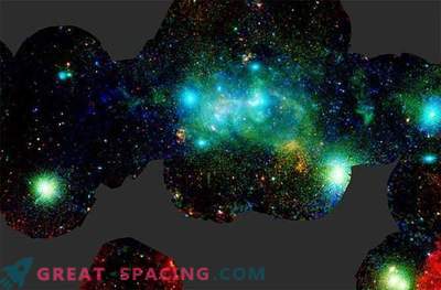 Сиянието, излъчвано от центъра на нашата галактика при облъчване с рентгенови лъчи