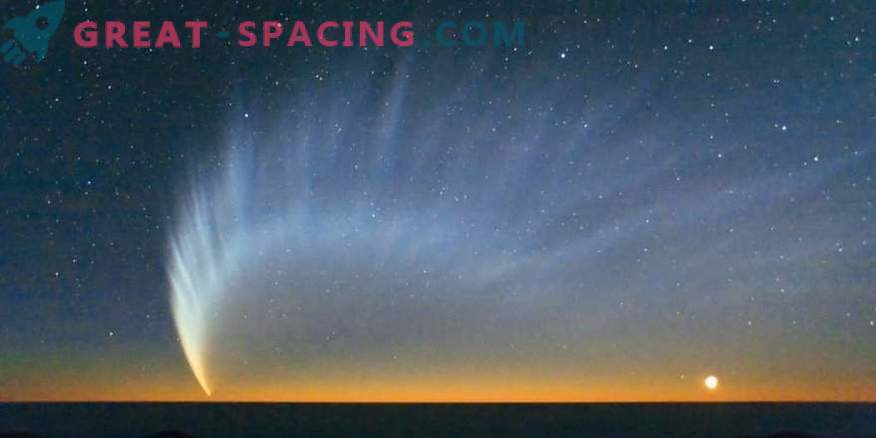 Историята на пристигането на необичайна комета Шезо с шест опашки
