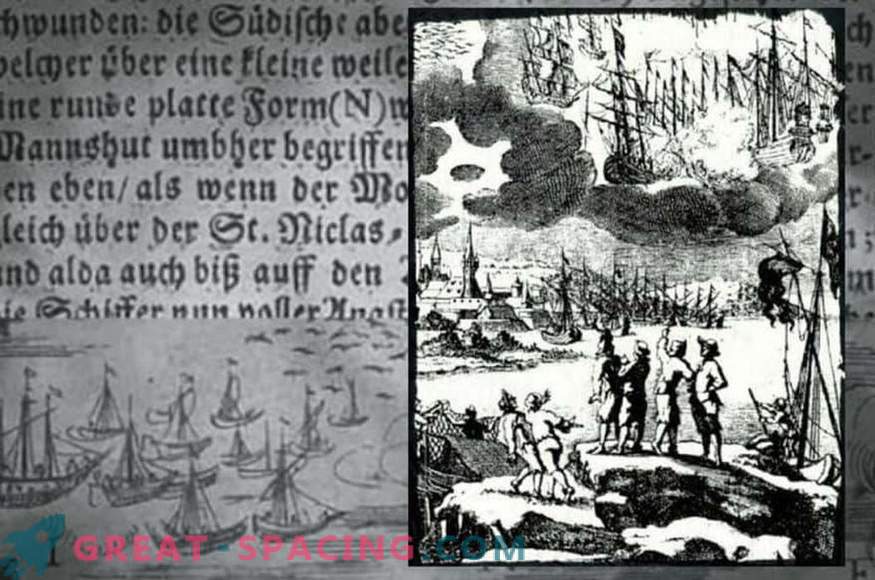 Инцидент в Бахферт - 1665. Рибарите описват битката на летящите кораби