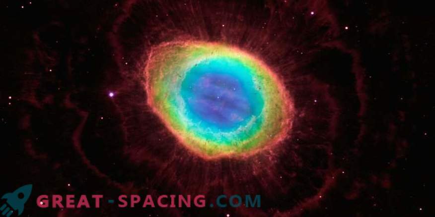 Йонизиран водород на планетарна мъглявина IC 5148