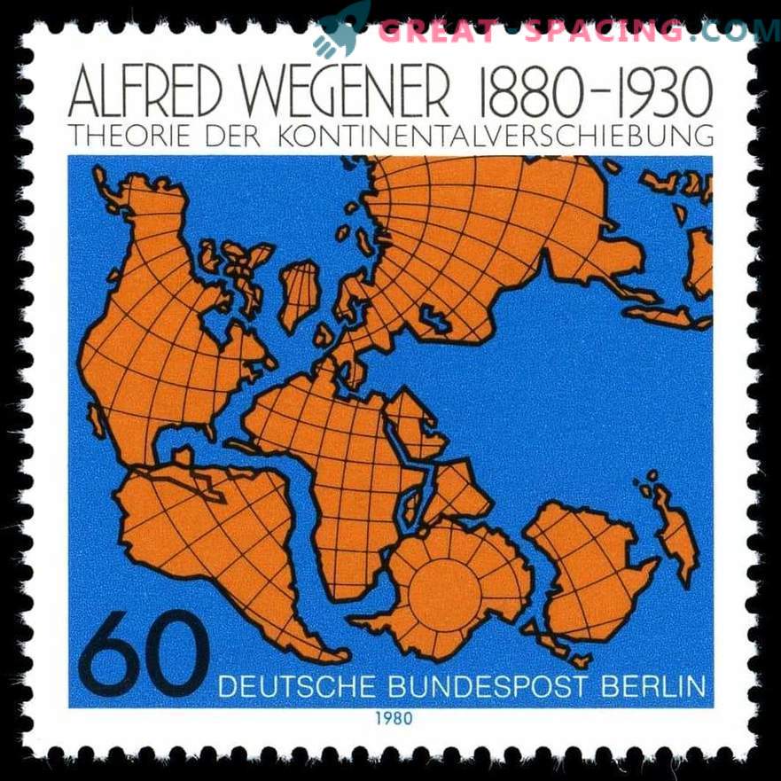 Както Алфред Вегенер защитава теорията на континенталния дрейф