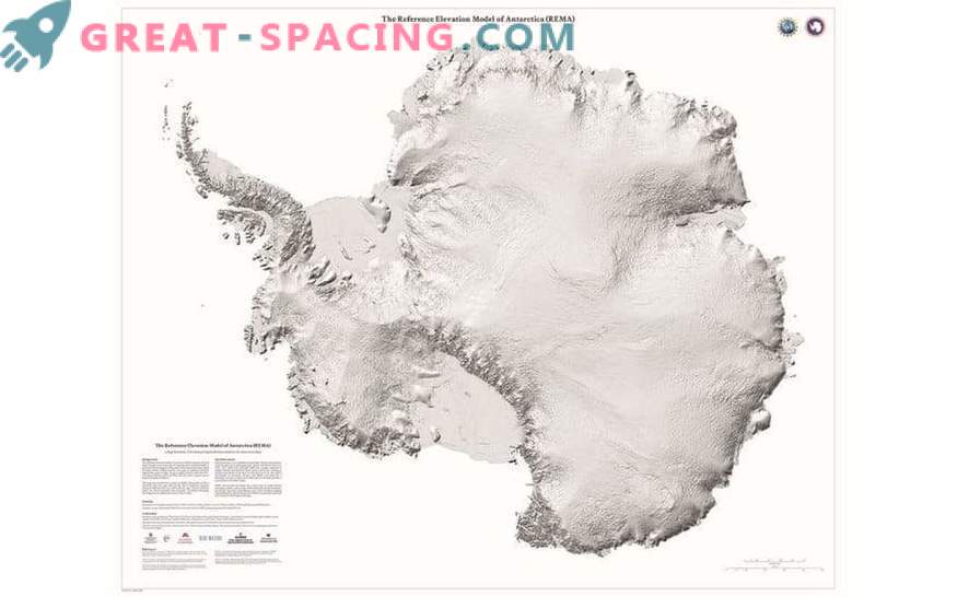Зашеметяващи подробности за Антарктика в новата карта с висока резолюция