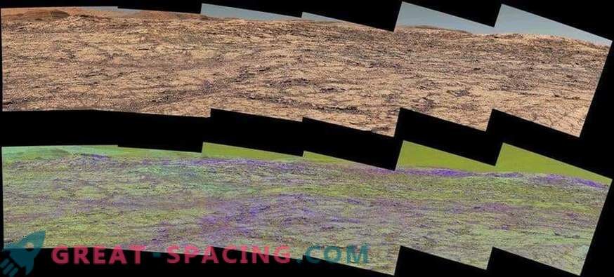 Марсианският хребет показва уменията за цвят на ровера