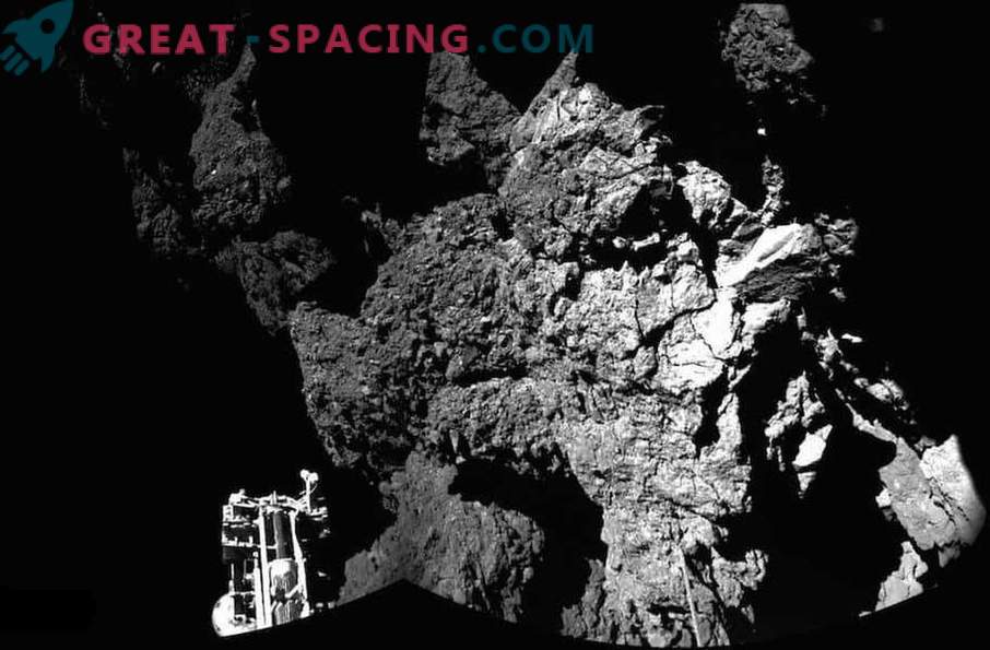 Модулът Фил изследва кометата след твърдо приземяване.
