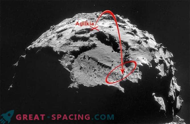 Модулът Фил изследва кометата след твърдо приземяване.