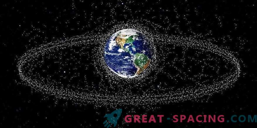 ¡La basura espacial está llegando! Nuevo mapa de objetos en órbita cercana a la tierra