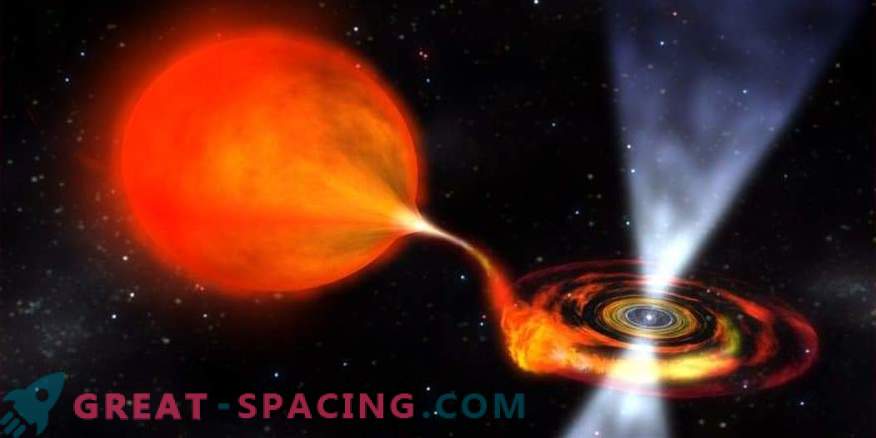 Рентгенов двойнозвезден акреционен диск е надарен с разширена атмосфера