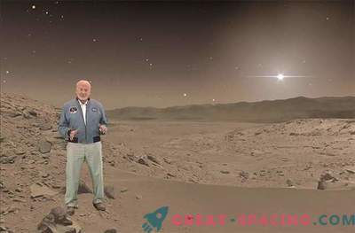 Как Бъз Олдрин направи виртуална разходка до Марс