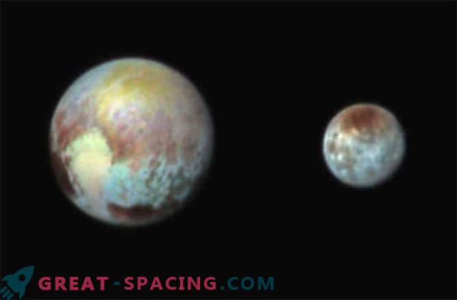 New Horizons направи цветна снимка на Плутон и Харон