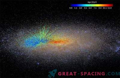 Млечният път нараства отвътре