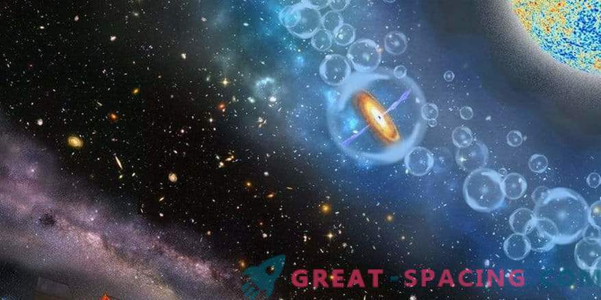 Супермасивна черна дупка в детската Вселена