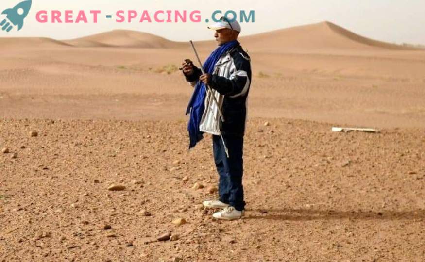 Мароканска пустиня, пресята от ловци на метеорити