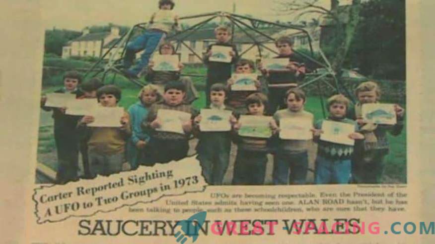 Инцидент в Уелс - 1977 г. Учениците са уверени, че са видели чуждестранен кораб