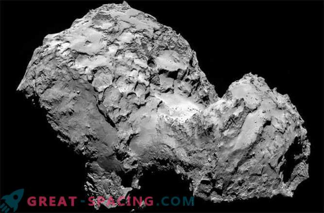 Комета Rosetta покрита с пухкав прах