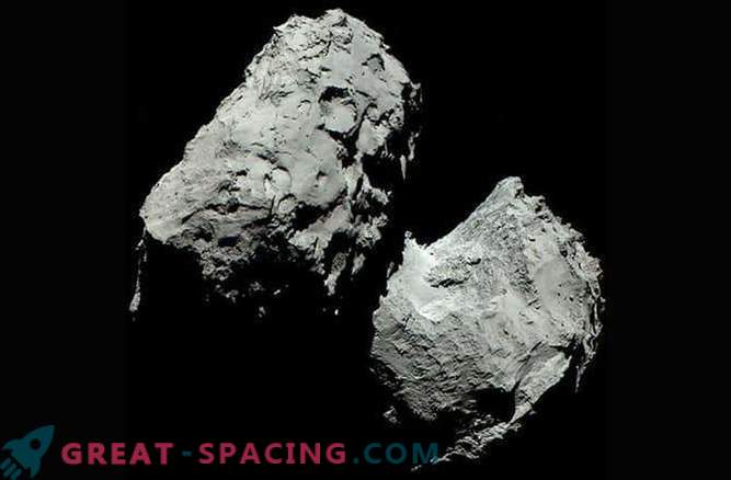 Реалният цвят на кометата 67P / Чурюмов-Герасименко