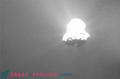 Rosette capture l'éruption d'un nouveau geyser
