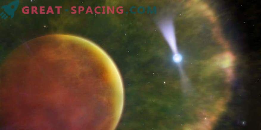 Учените наблюдават безпрецедентни подробности за отдалечен пулсар