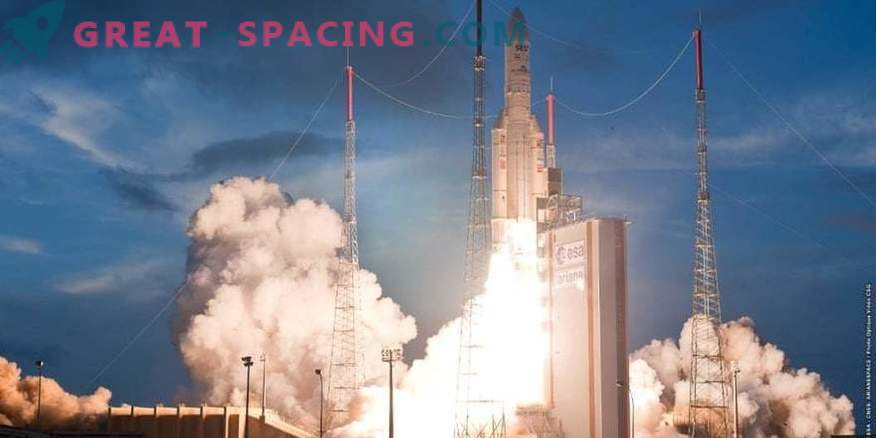 Ariane-5 излита с европейски сателити