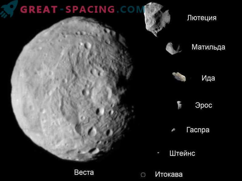 Веста - най-големият и най-ярък астероид на слънчевата система