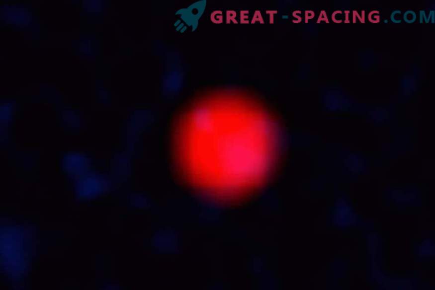Първият самотен взрив на гама-лъчи при телескопично изследване