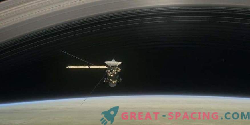 Cassini bathed in the 