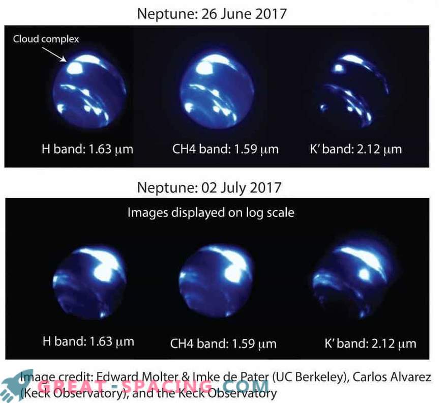 Мащабна буря на Нептун
