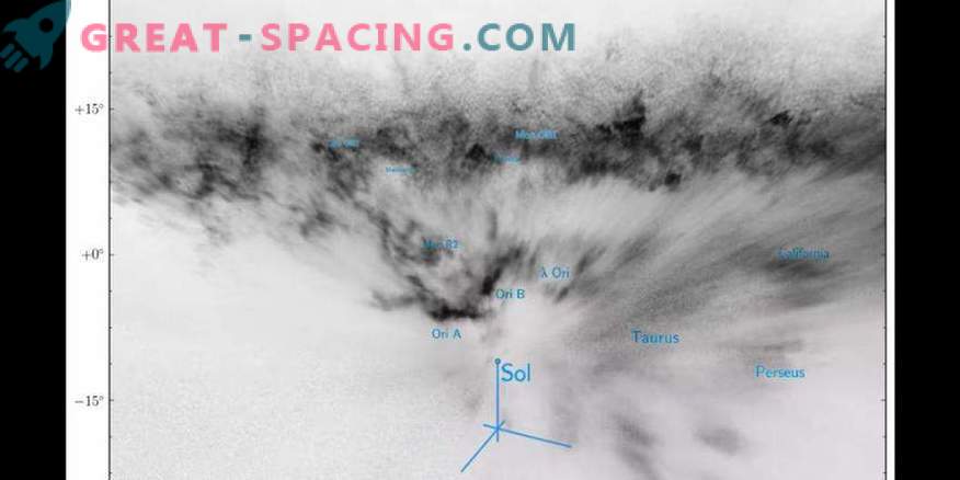 Видео на космическия прах на Млечния път в 3D