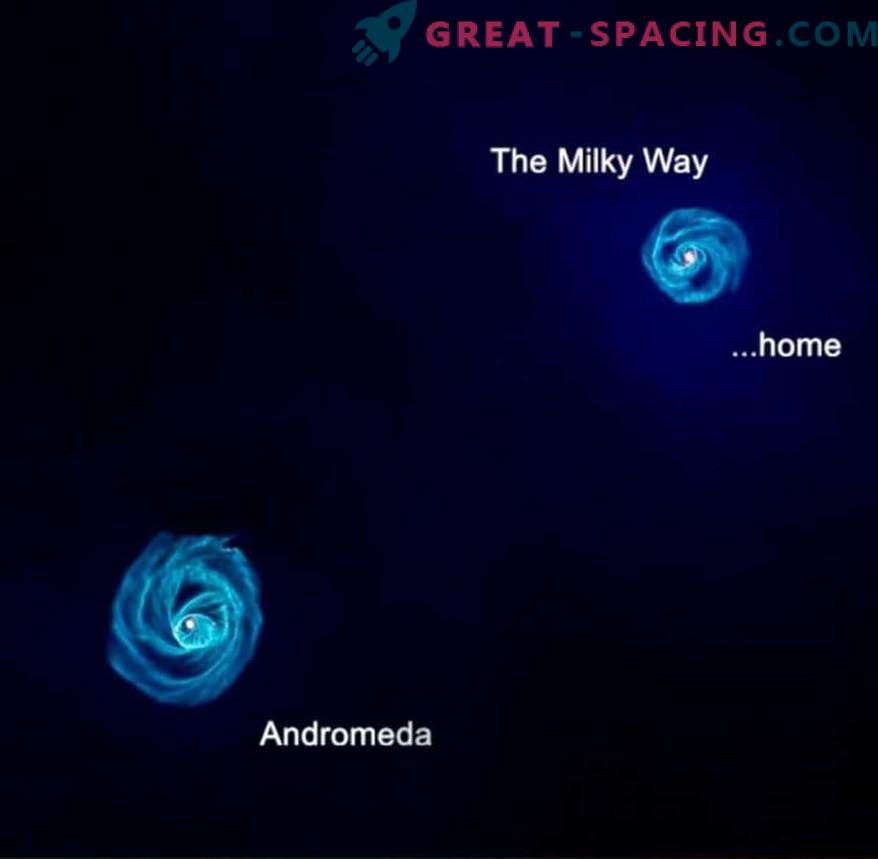 Нови данни за размера на галактиката Андромеда