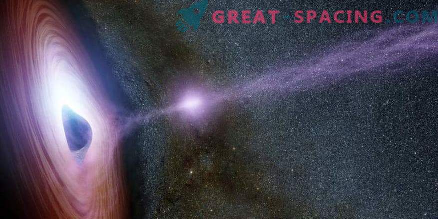 Светлинните сигнали придружават свръхмасивни сблъсъци на черна дупка