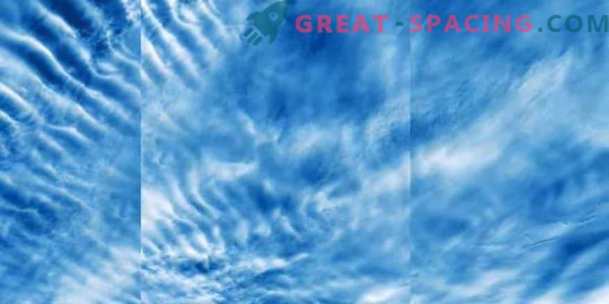 Балон от НАСА гледа необичайни атмосферни облаци.