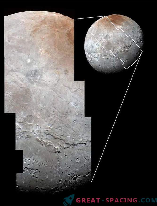 Сателит на Плутон Харон: очукан, набръчкан, но красив