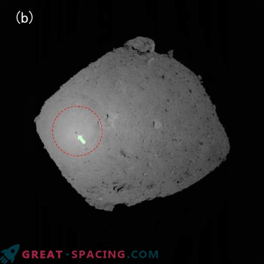 Сянката на Hayabusa-2 бе отбелязана на астероида Ryugu