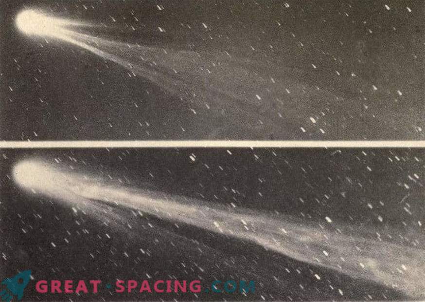Предупредителната опашка на комета Swift-Tattle